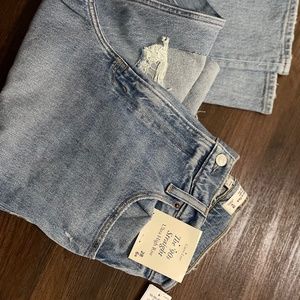 NEW Abercrombie & Fitch the 90s straight ultra high rise jeans